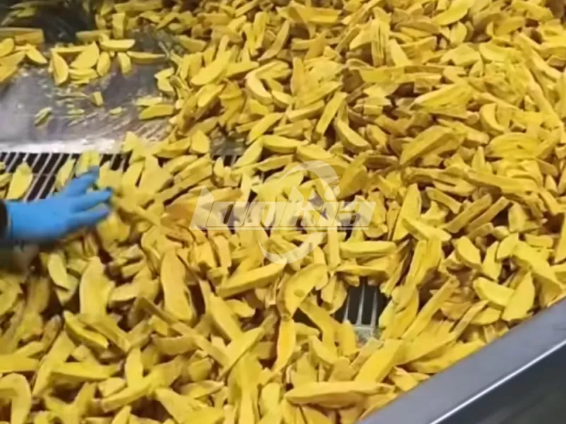 Freeze dried mangoes